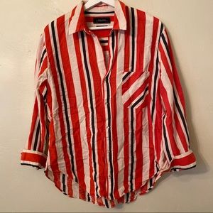 Zara linen button down